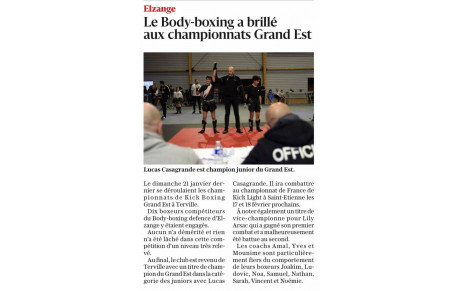 Championnat De France Kick Light à Saint Etienne